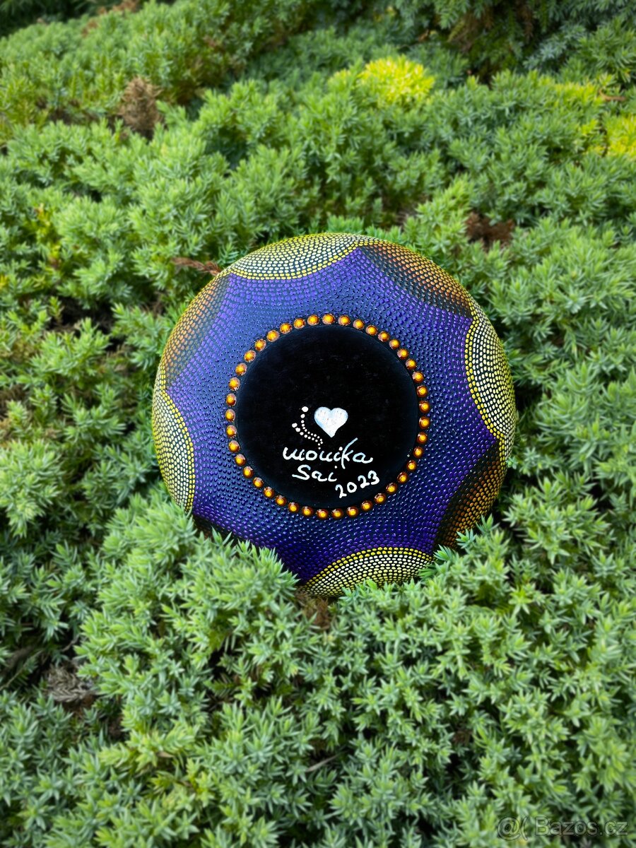 Mandala - Svícen DotArt - akryl - 4