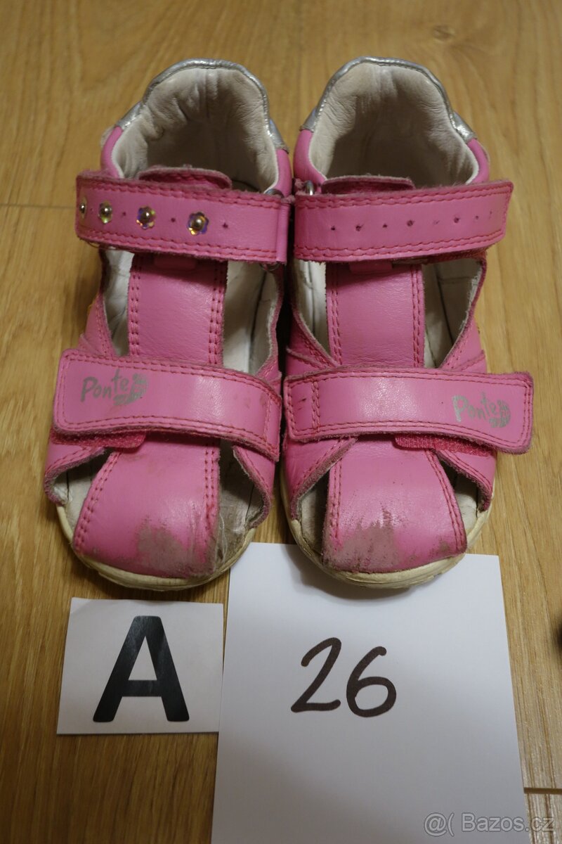 Dětské sandále, kožené, vel. 24,25 - 4
