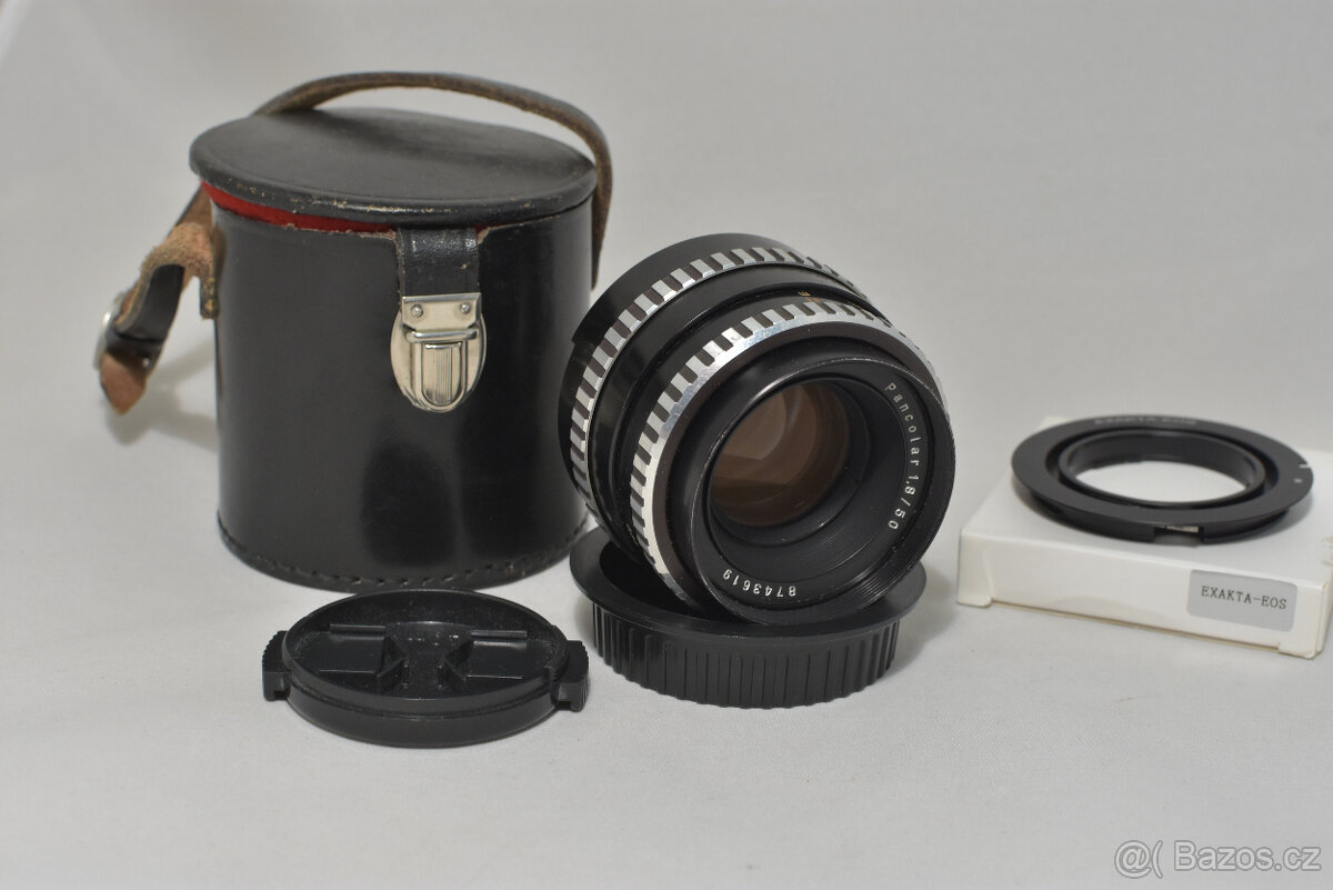 PANCOLAR 50/1,8 + REDUKCE PRO CANON . - 4