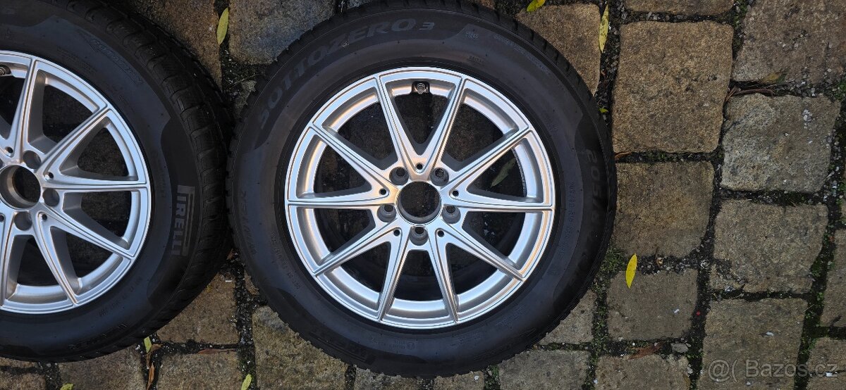 Zánovní zimní sada Mercedes A/B/C/CLA 16"- 205/60/16 - pošl - 4