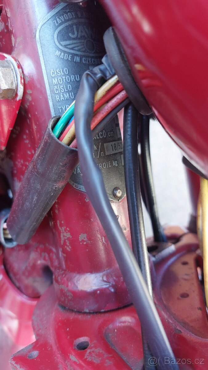 Jawa 350/354-06 kývačka rok 63+ sidecar - 4