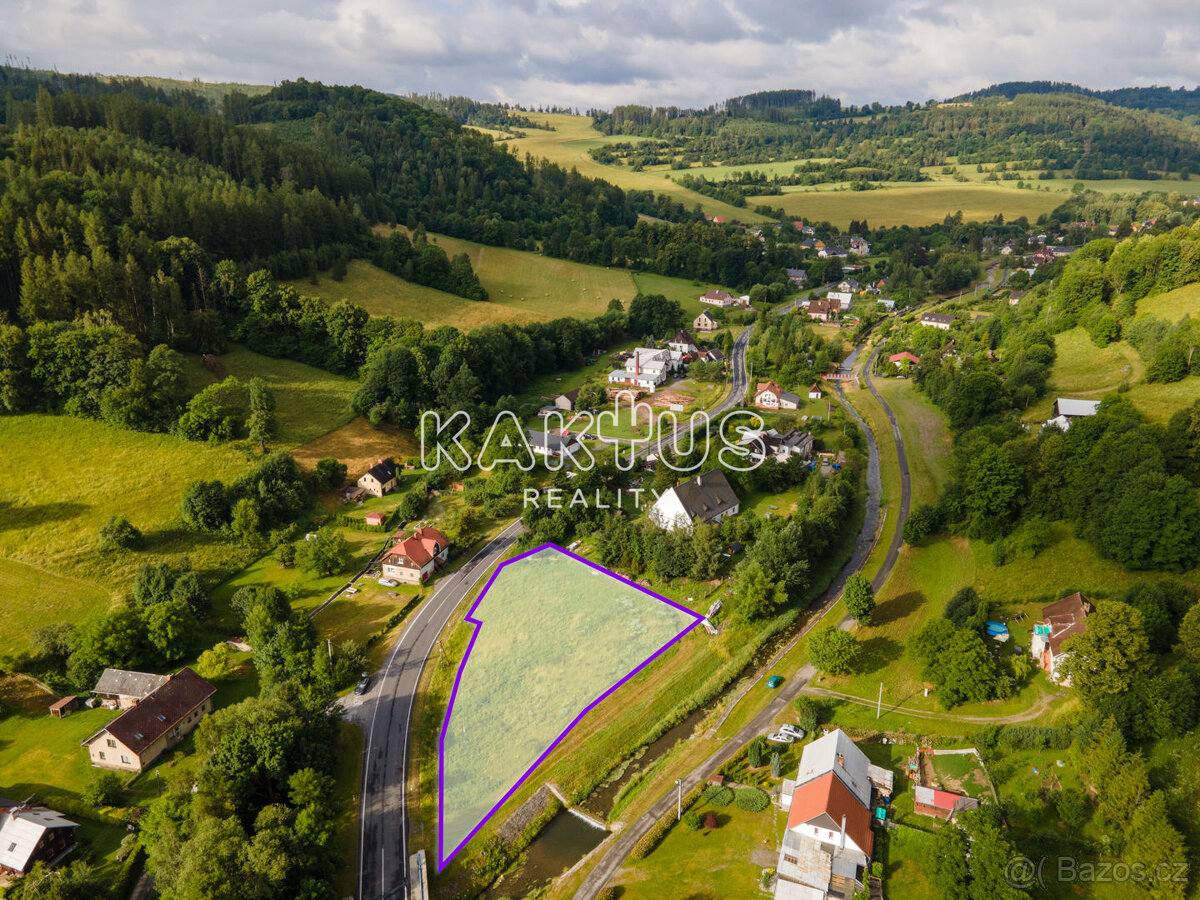 Prodej stavebního pozemku 2.693 m2, Holčovice- Hejnov, okres - 4