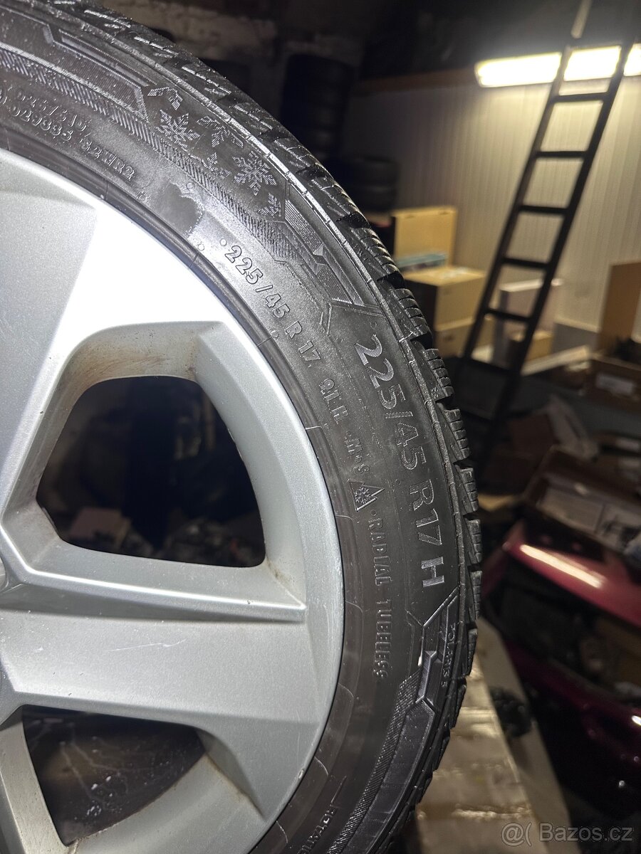 Sada litých kol Octavia iii RS, ZÁNOVNÍ zimní pneu - 4