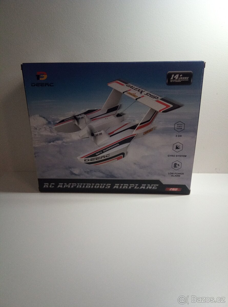 Dálkově ovládané letadlo, obojživelné RC letadlo DEERC, - 4