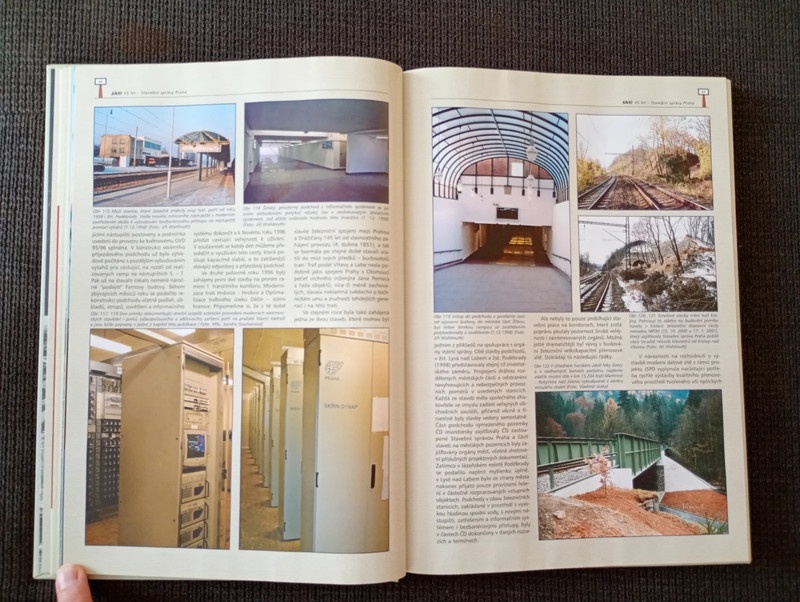 Kniha o vlacích, 45 let stavební správy Praha, železnice - 4