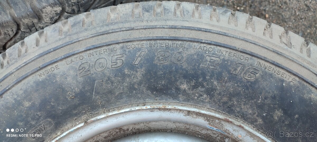 205 80. R16 6x139,7 M+S - 4