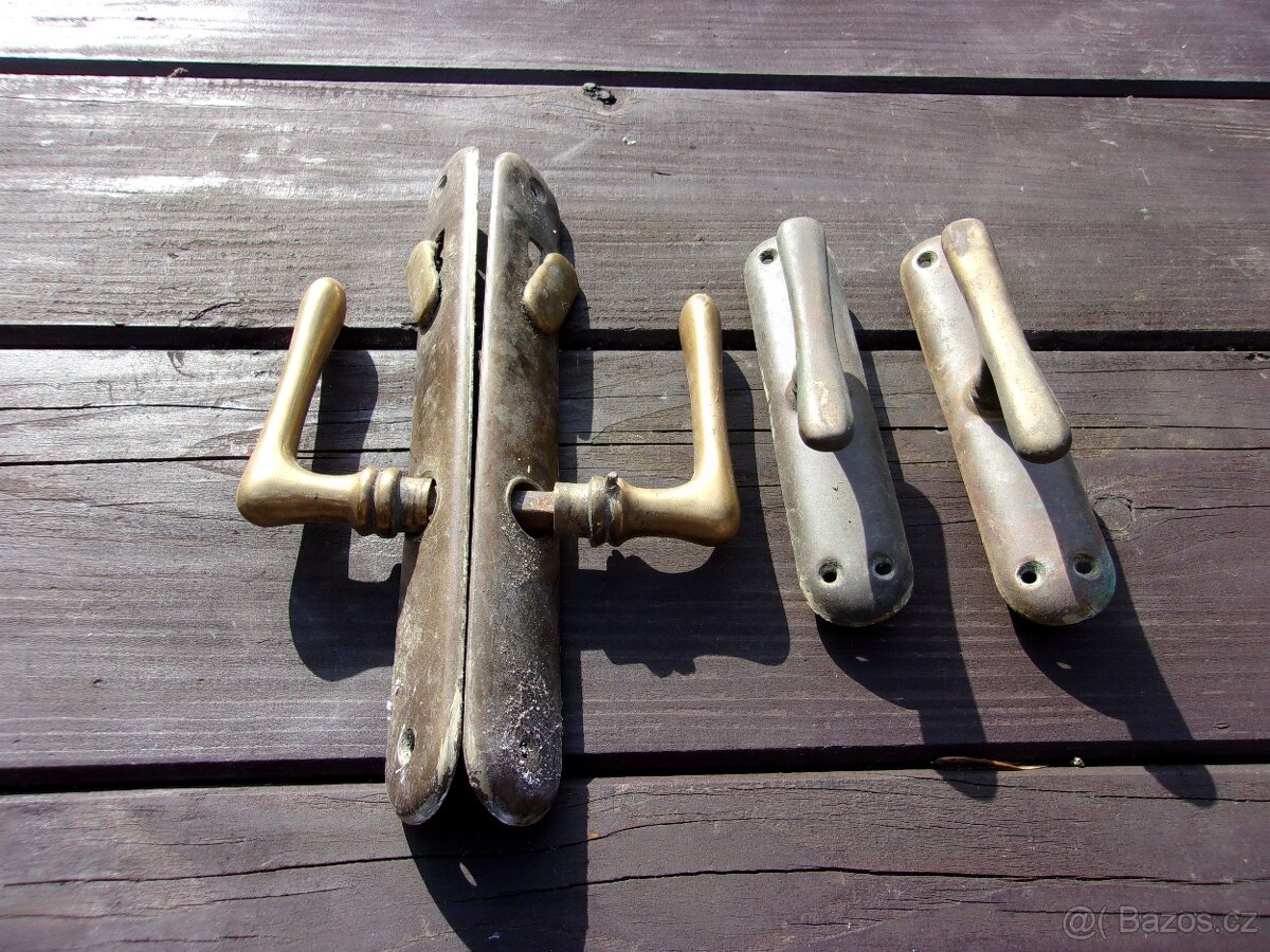 Staré mosazné kličky - 4