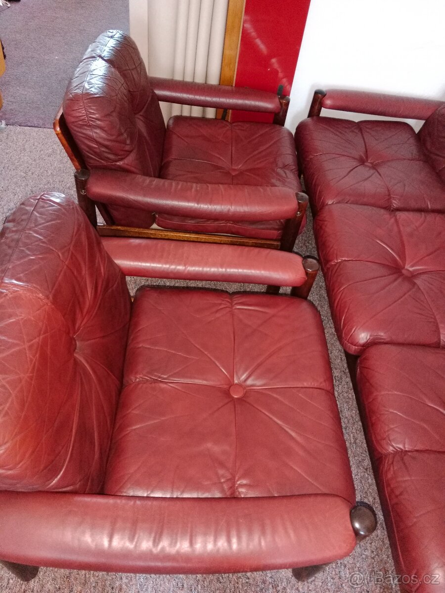 Kožená sedací souprava - 4