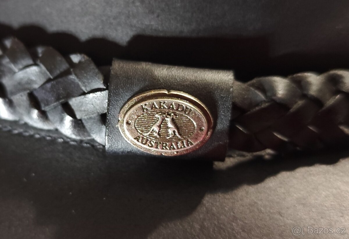 Original australský Kakadu kožený klobouk - 4