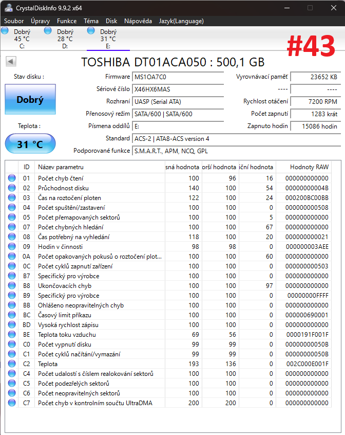 HDD 500GB SATA 3.5" - více modelů - 4