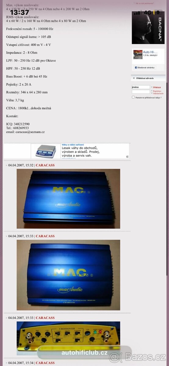 JBL basák a zesilovač - 4