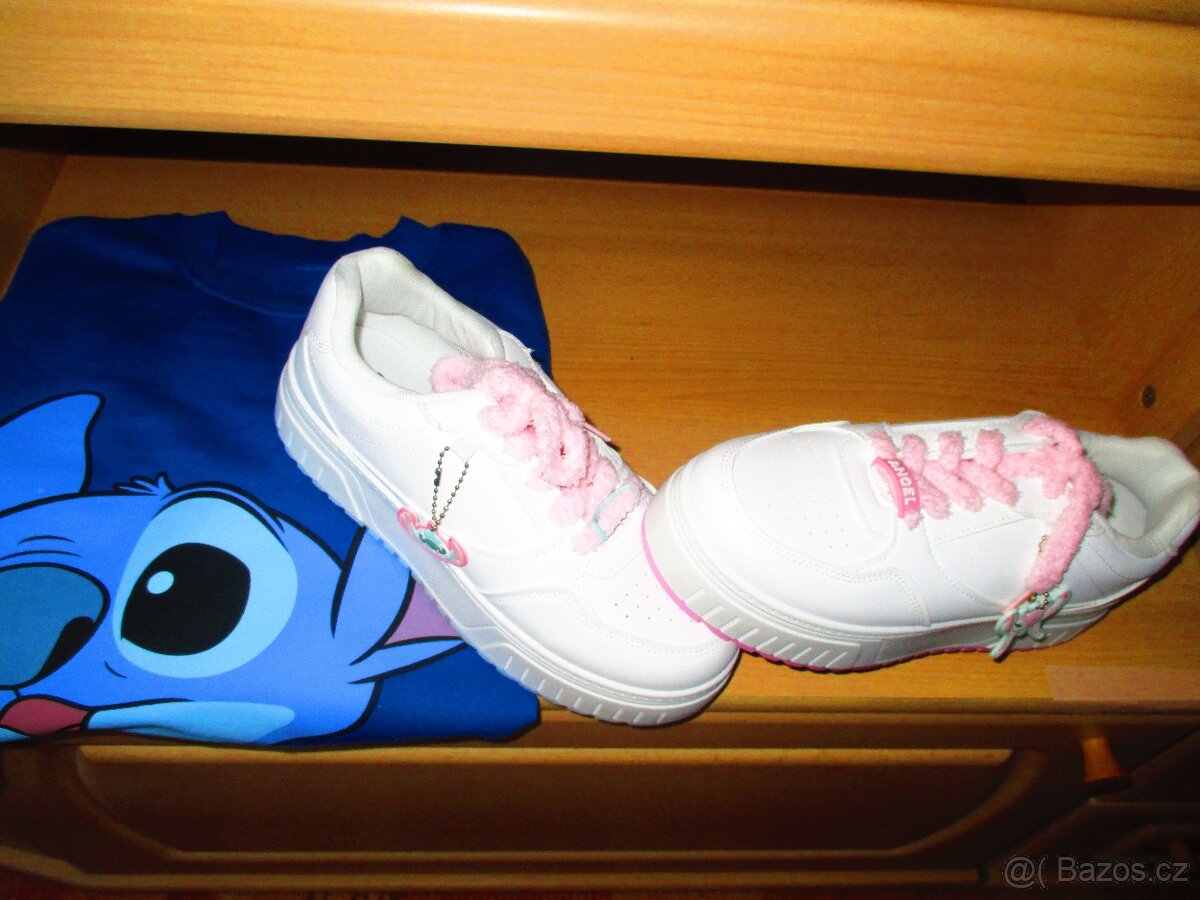 40,5 nenošené tenisky Stitch+mikinu přidám - 4