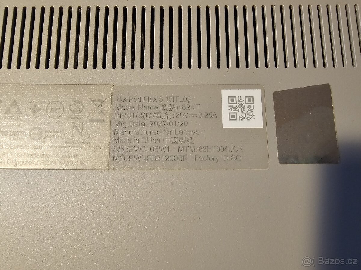 Lenovo Ideapad Flex 5 15ITL05 - na díly (bez displeje) - 4