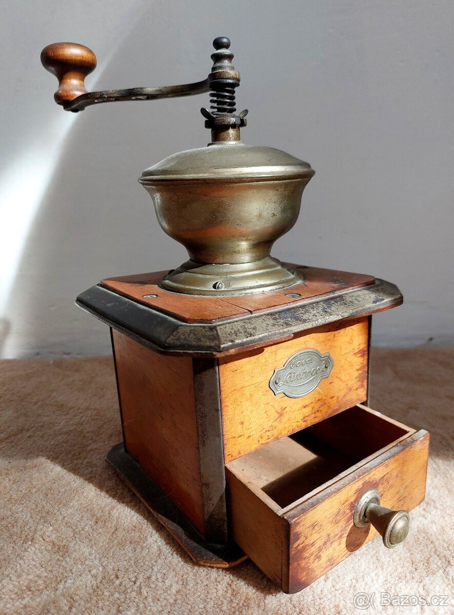 2x historický MLÝNEK NA KÁVU zn. LEINBROCK IDEAL - 4