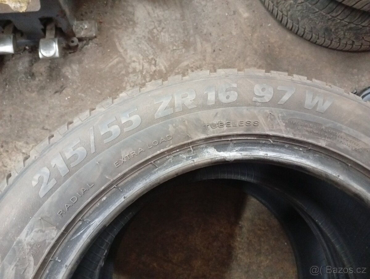 2ks 215/55 R16 Sebring letní 6.5mm DOT 0524 - 4
