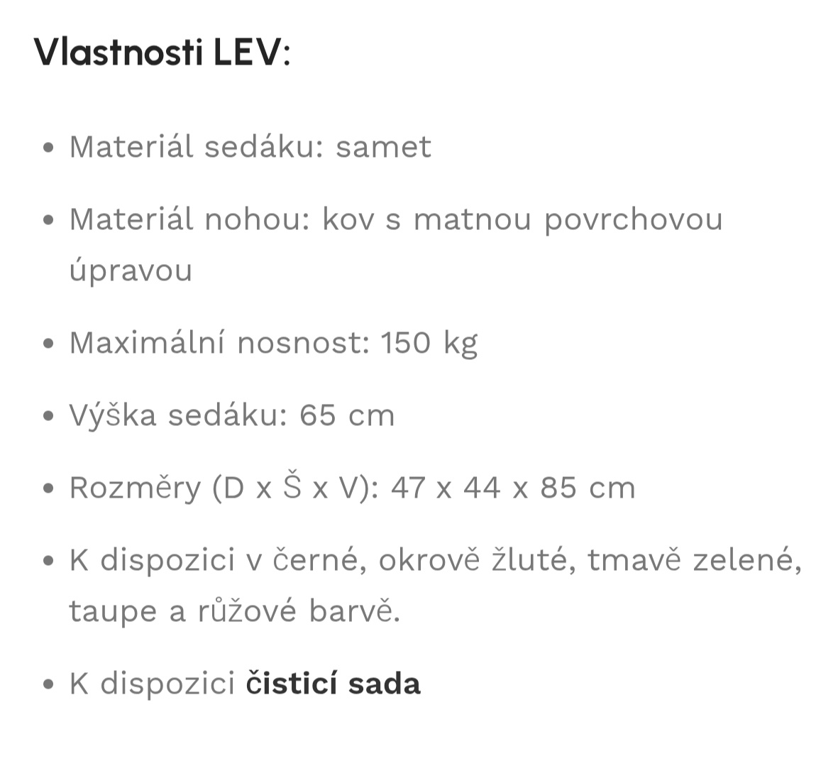 Barové židle Dami Living, 2 ks - 4