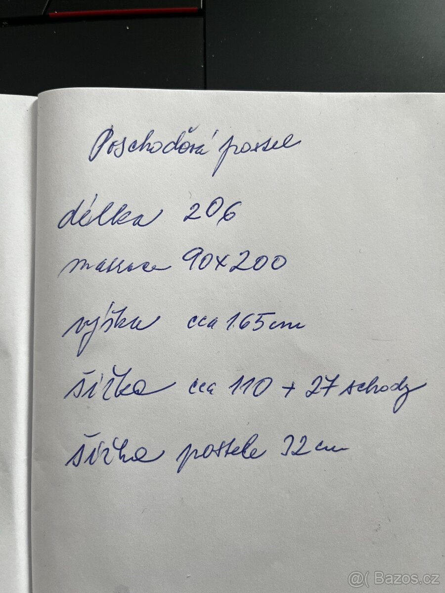 Dvoupatrová bytelná postel 2x90 - 4