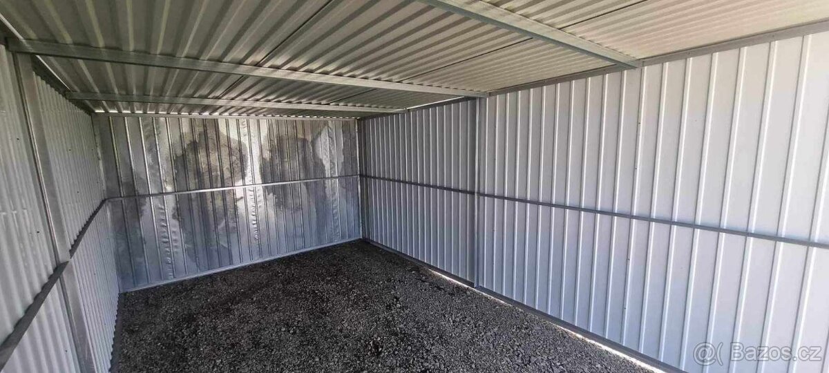 Plechová garáž 3x5 druhe jakosti - 4