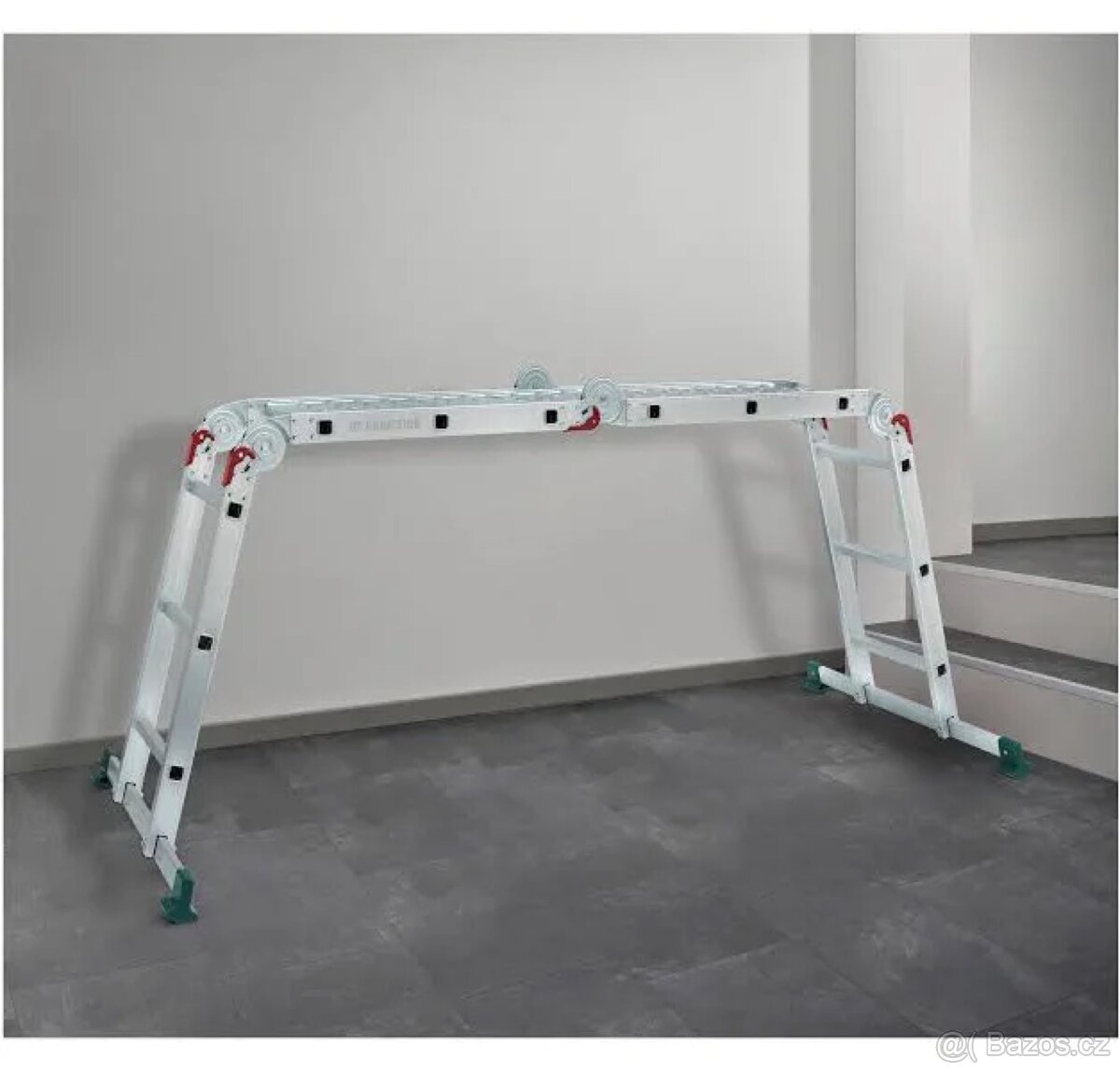 Parkside multifunkční žebřík 4x3 (NOVÝ) - 4