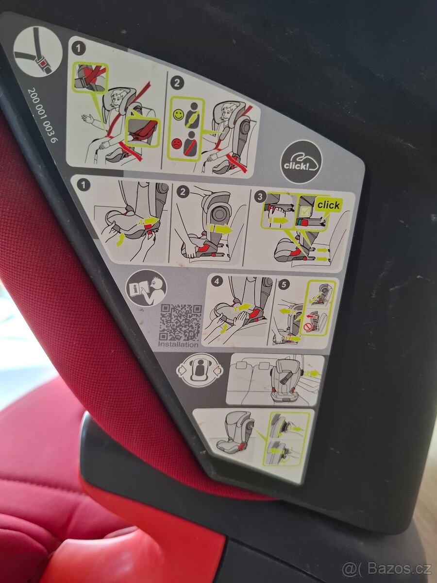 Autosedačka Britax Römer Kidfix XP SICT - Červená - 4