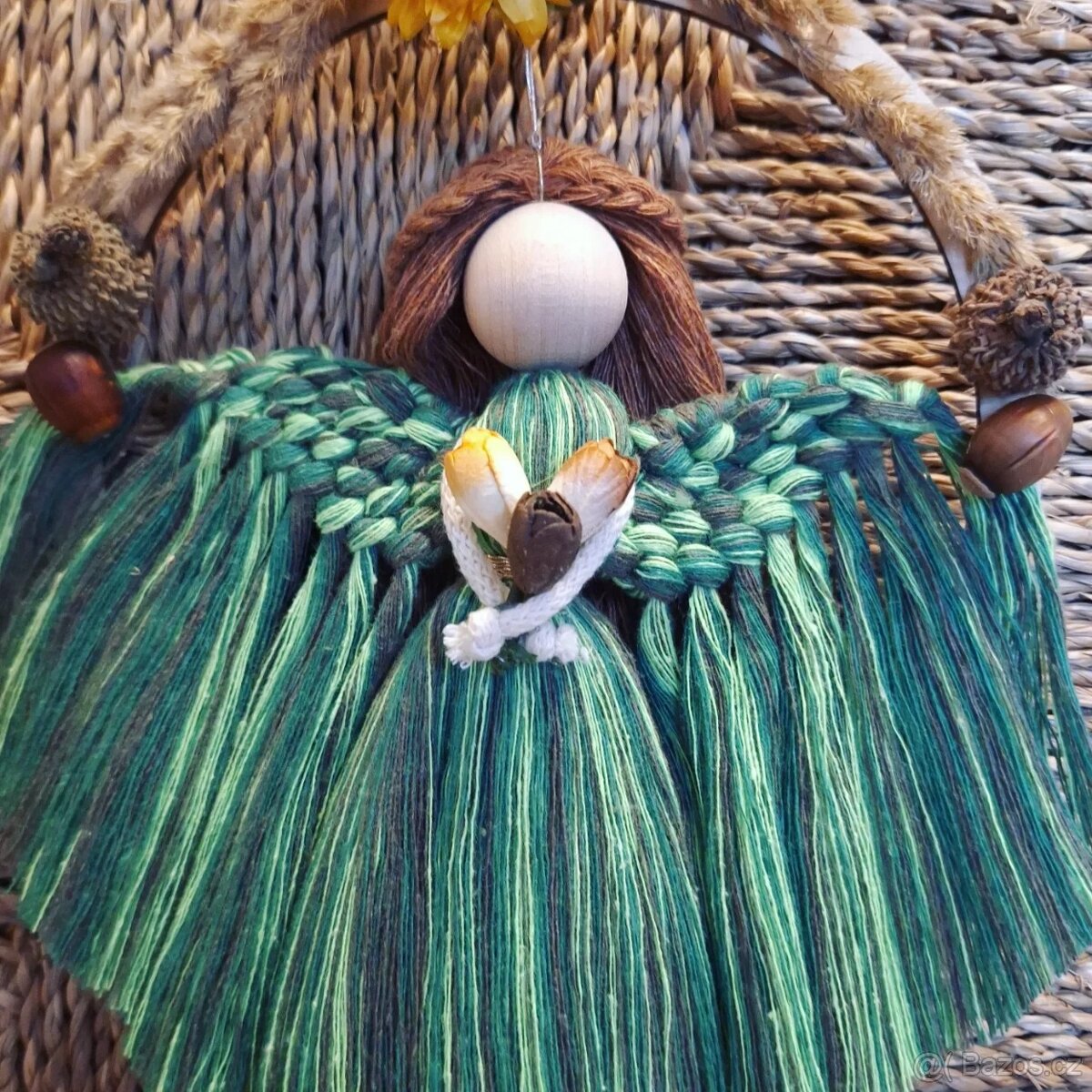 Boho věneček s vílou - 4