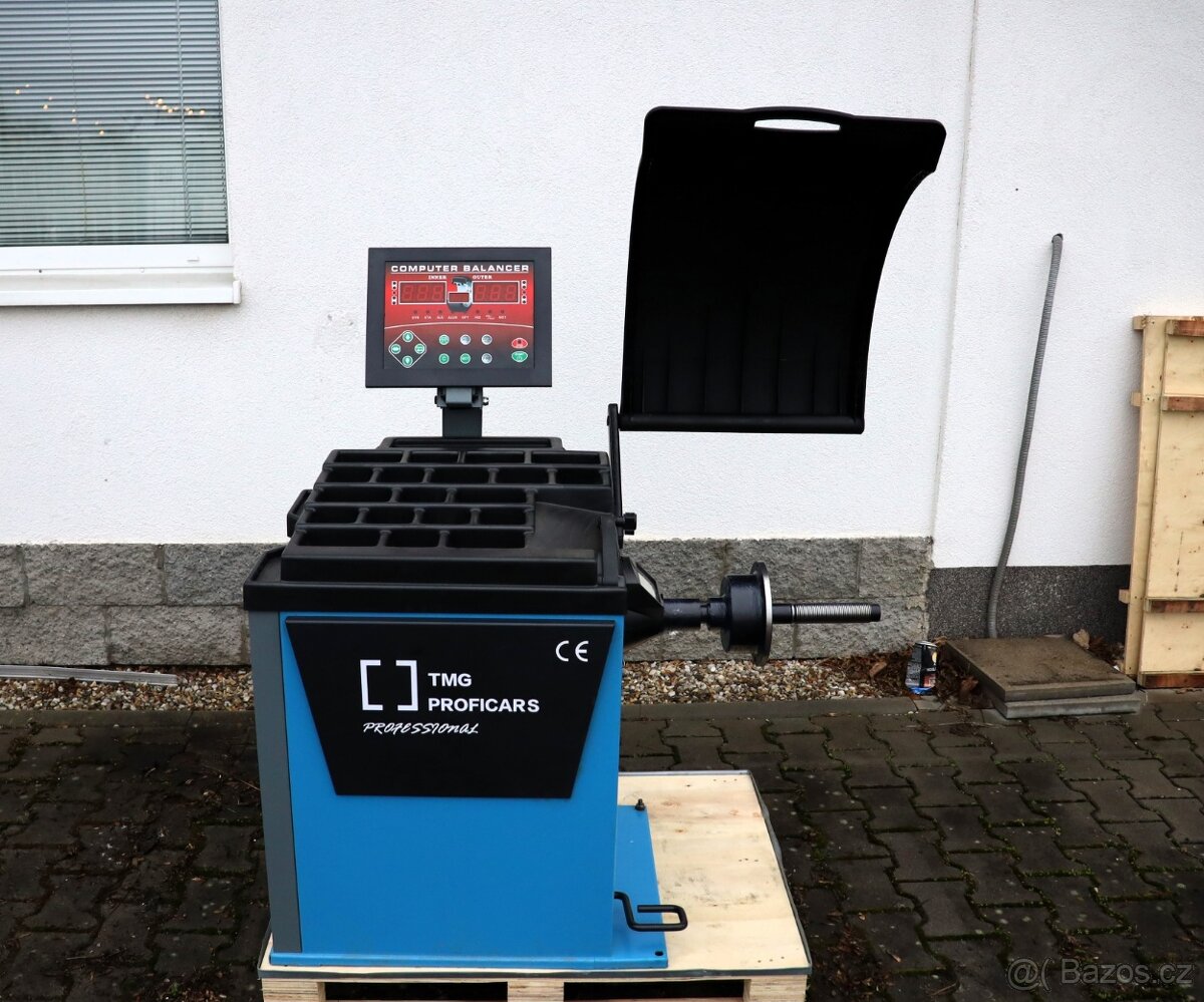 Vyvažovačka kol automatická, brzda, laser - 4