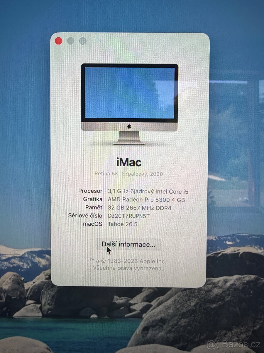 Apple iMac 27" 5K (2020) 32GB RAM/i5/256GB SSD - 4