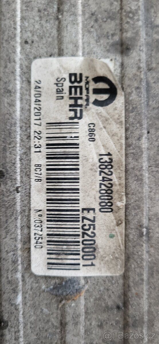 Intercooler Fiat Ducato rok 2017 - 4