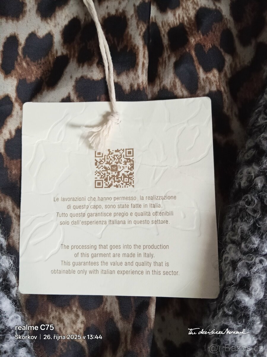 Teplé italské bundo sako vel42. Nové - 4