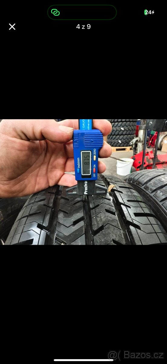 Prodám 215/60r17c Michelin Agilis letní dneu 8,5mm - 4