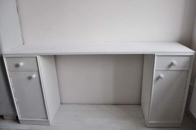 Psací pracovní stůl stolek, noční stolky dřevo, masiv - 4