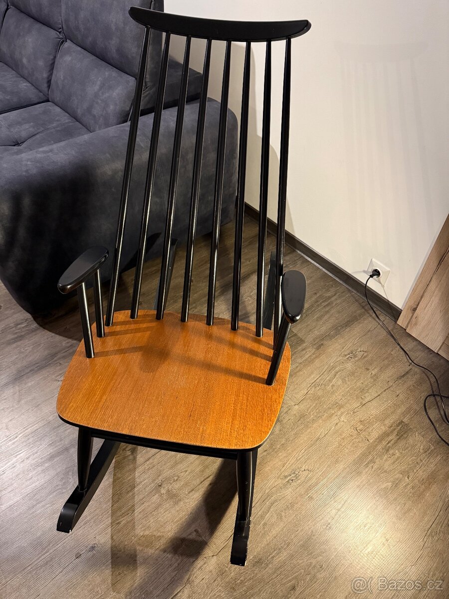 Retro finské houpací křeslo 1960 - 4