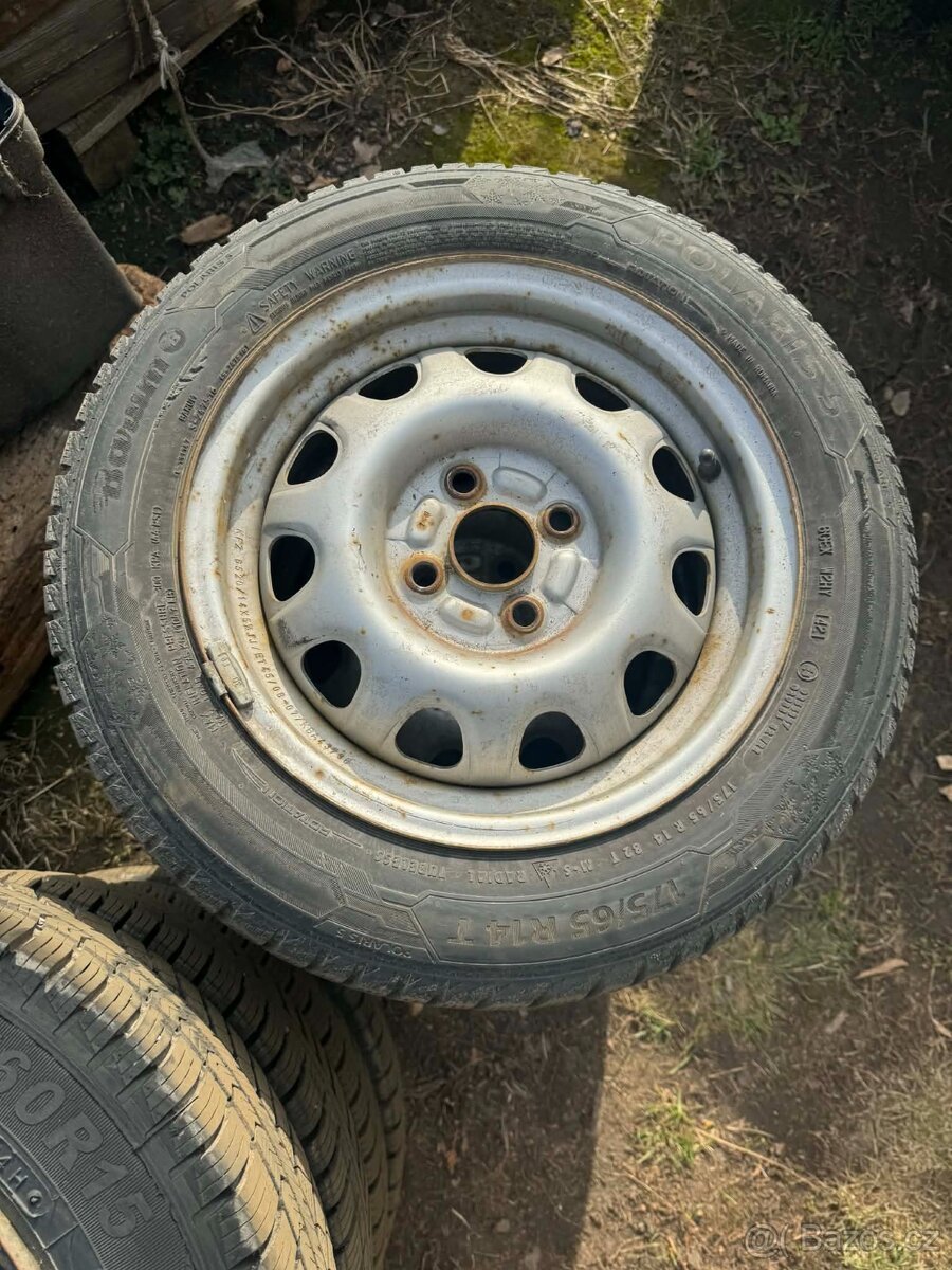 175/65/14 zimní pneu 4x100 R14 - 4