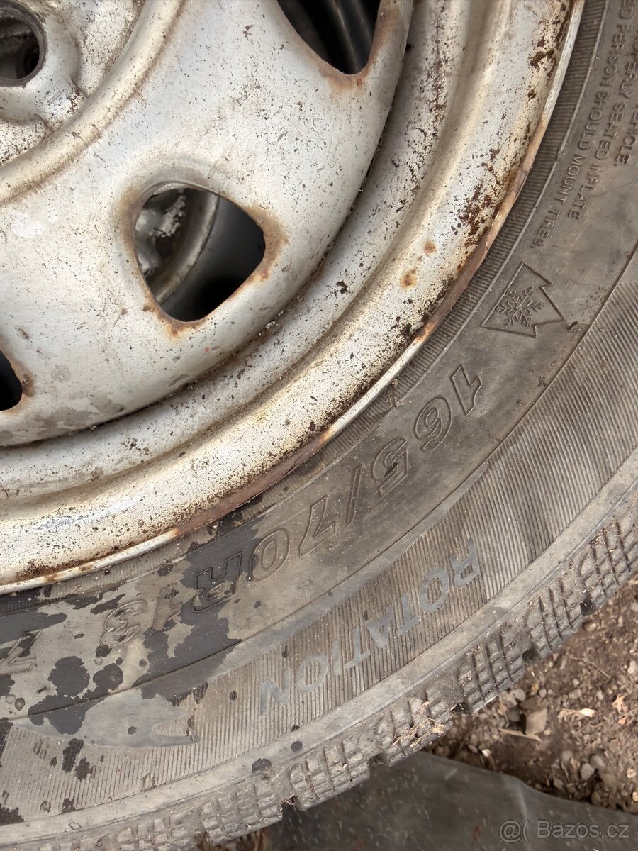 Plechové disky 4x100 R13 - 4