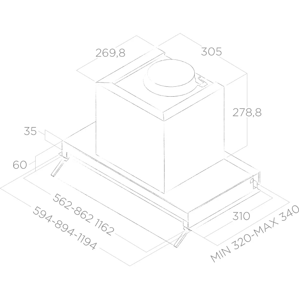 Odsavač par Elica BOX IN IX/A/90 nerez - 4