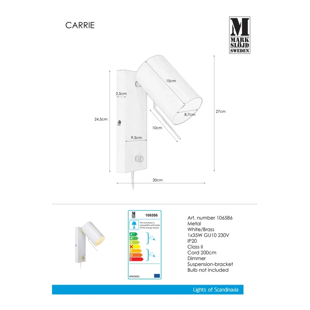 Bedside lamps x 2 -- Bodové svítidlo x2 - 4