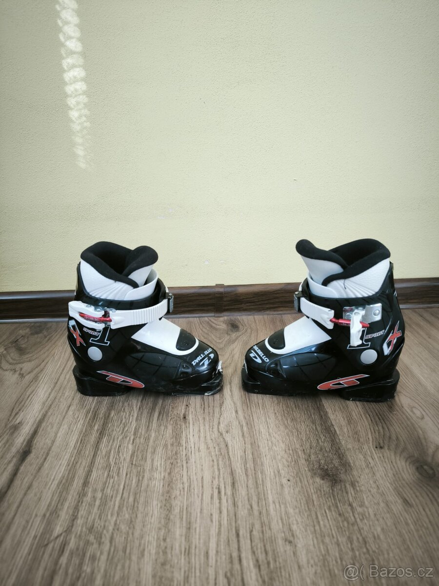 Prodám dětské lyže K2 76 s botami - 4