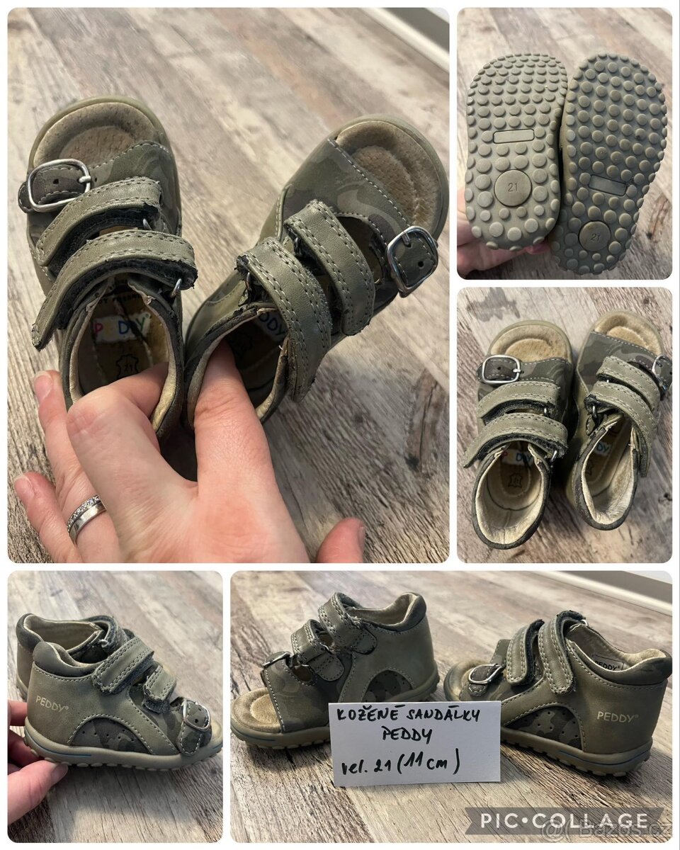 Celoroční boty GEOX, ECCO, PEDDY, sněhule, sandálky (od vel. - 4