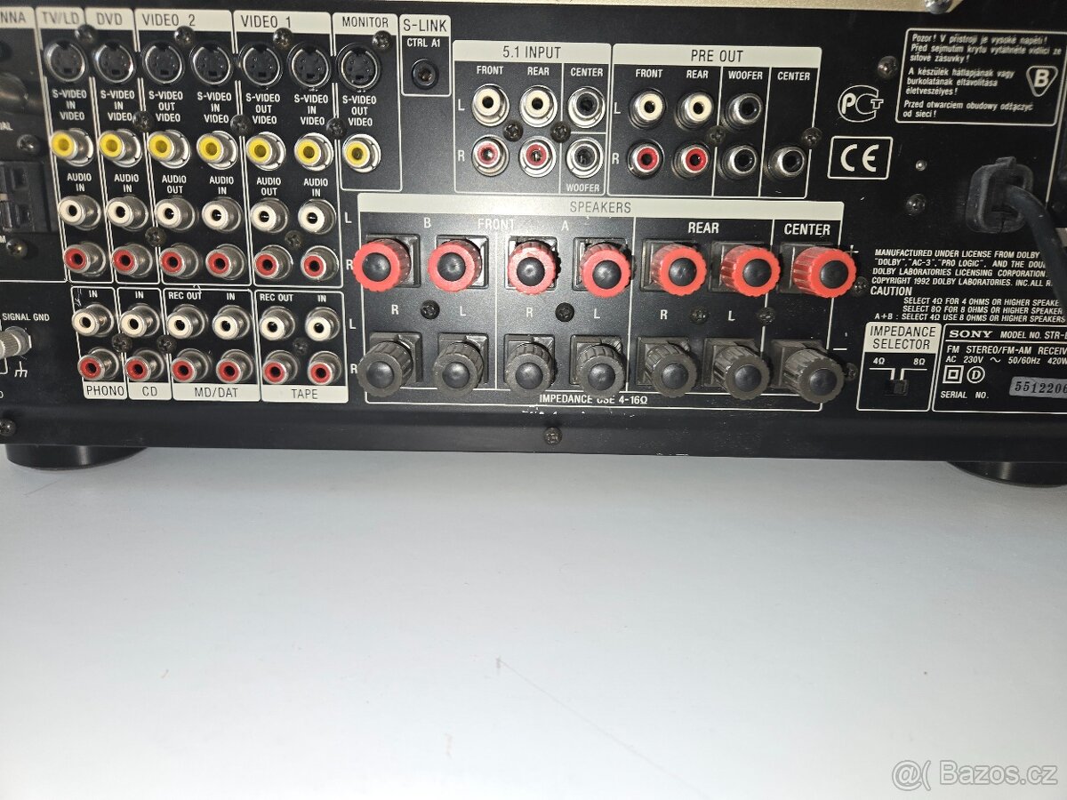 AV RECEIVER SONY DA-50ES. - 4