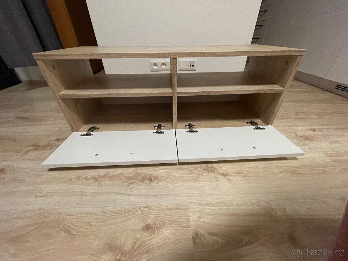 TV stolek RANA - dub sonoma/bílá - 4
