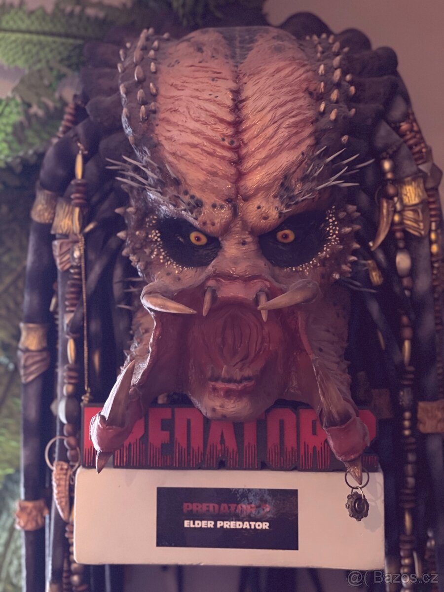 Elder Predator - Predator 2, hlava life size, rarita - 4
