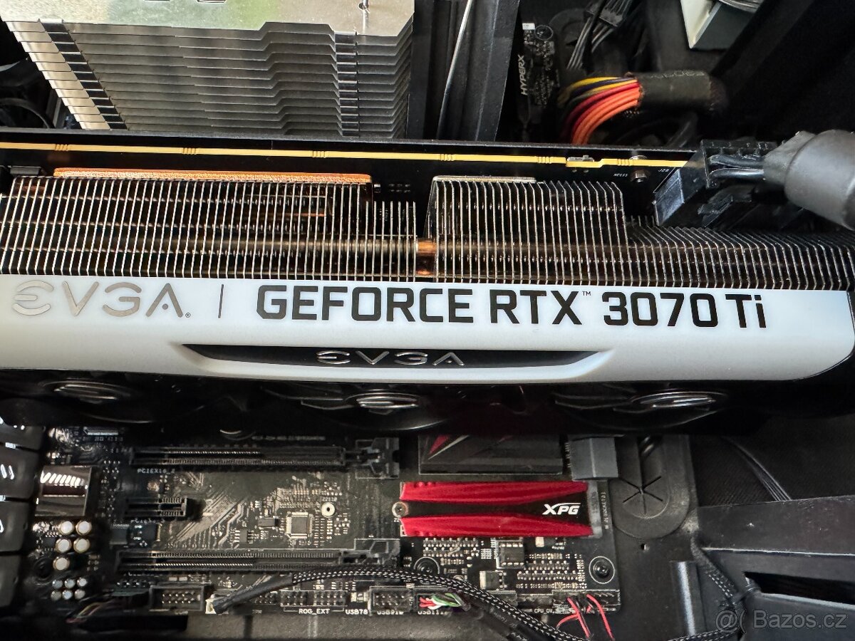 Herní PC, EVGA RTX 3070Ti FTW3 ULTRA,1.5TB SSD +27”monitor - 4