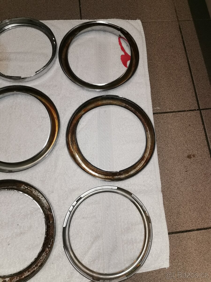 Škoda 100/110 r /1000/ jawa/ tatra - chromové rámečky - 4