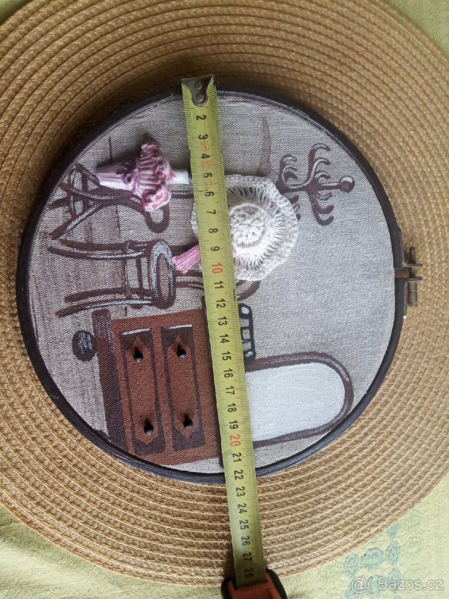 Obrázek plastický ve vyšívacím rámečku - 4