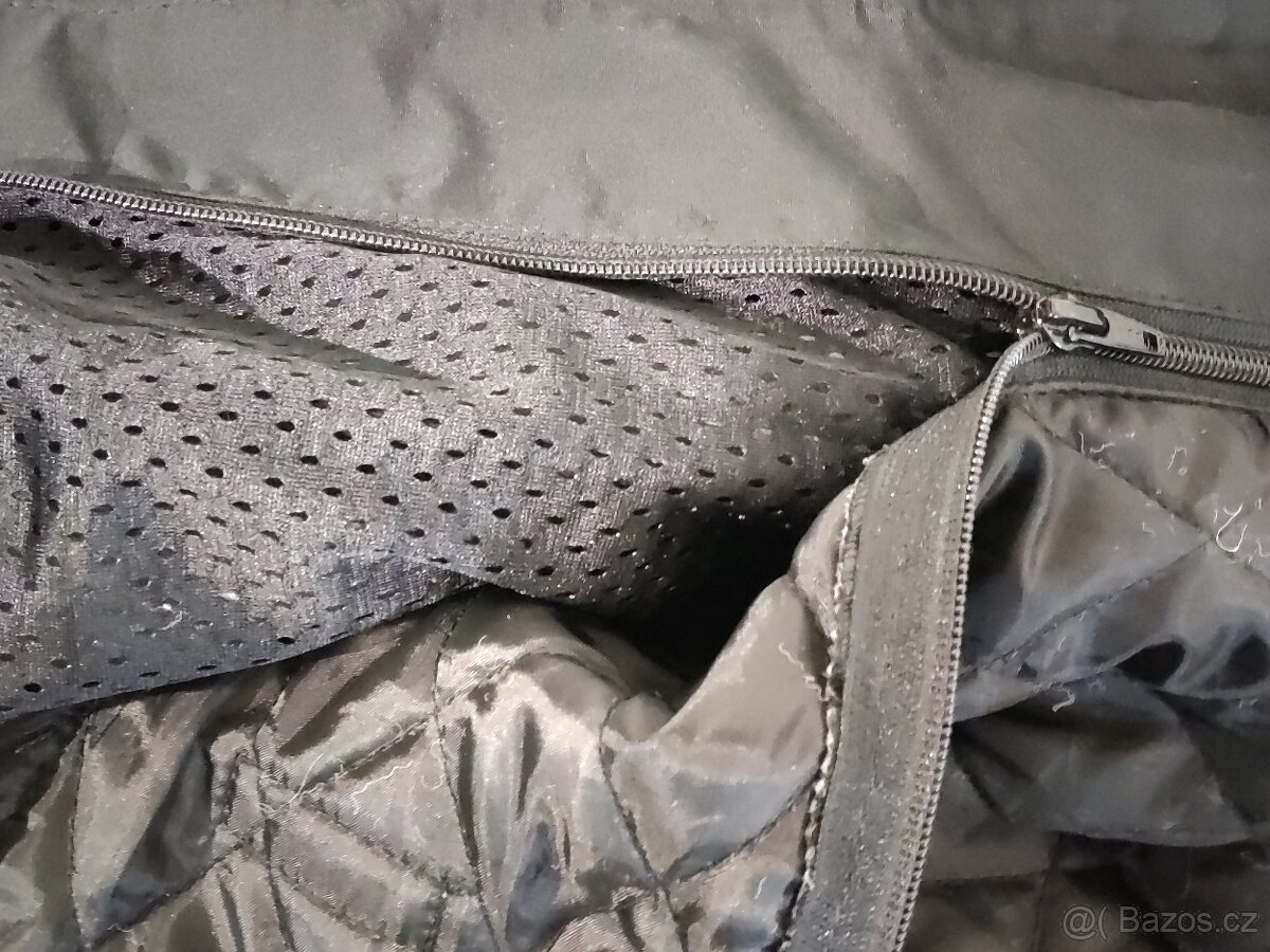 Luxusní Kožená motorkářská bunda FRANK THOMAS s chrániči. - 4