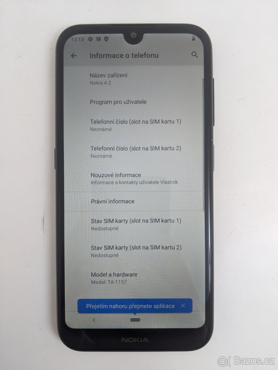 Nokia 4.2 3/32gb black. Záruka 6 měsíců. - 4