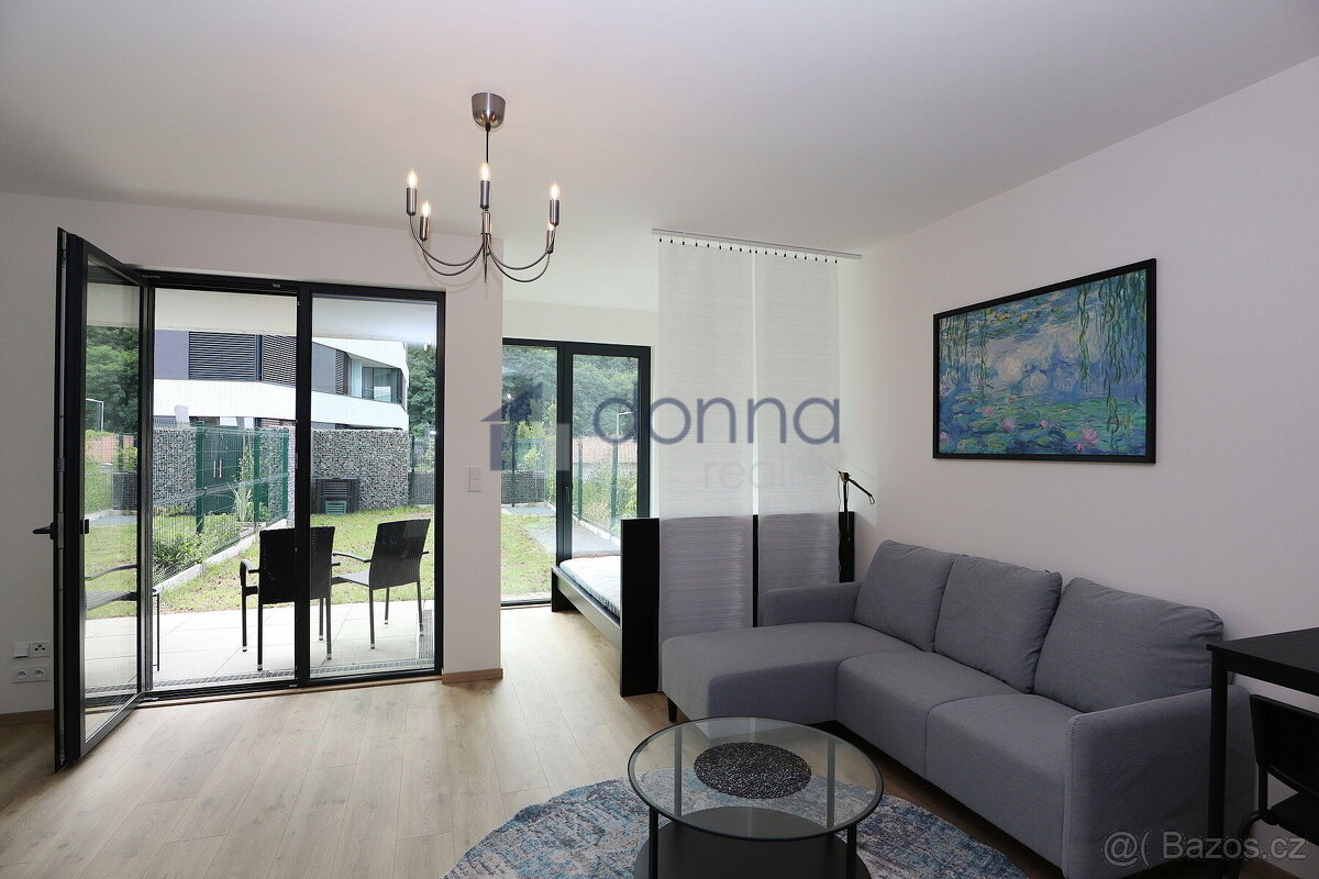 Pronájem bytu 1+kk, 38m2, ve 2. NP v novostavbě, zahrada, pa - 4