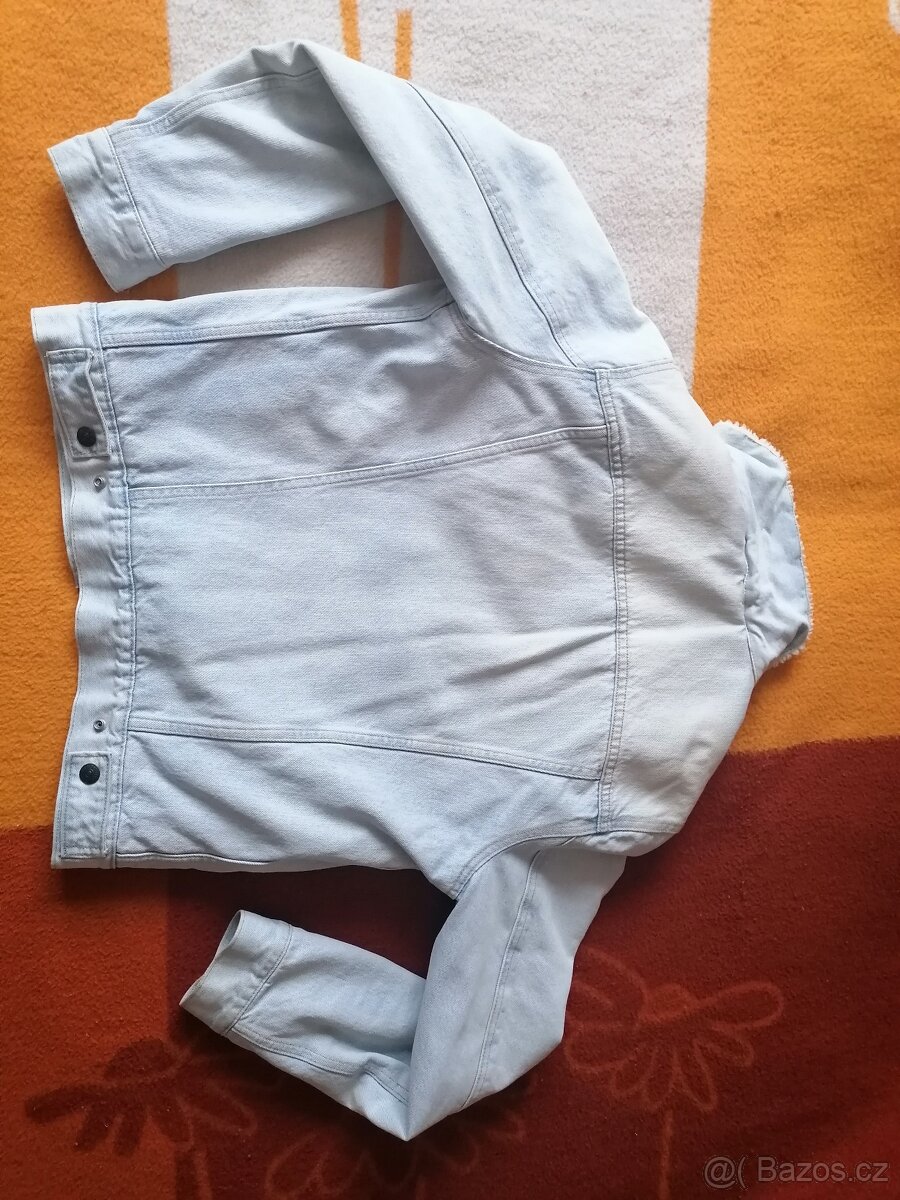 Zimní riflová bunda vel. S - 4