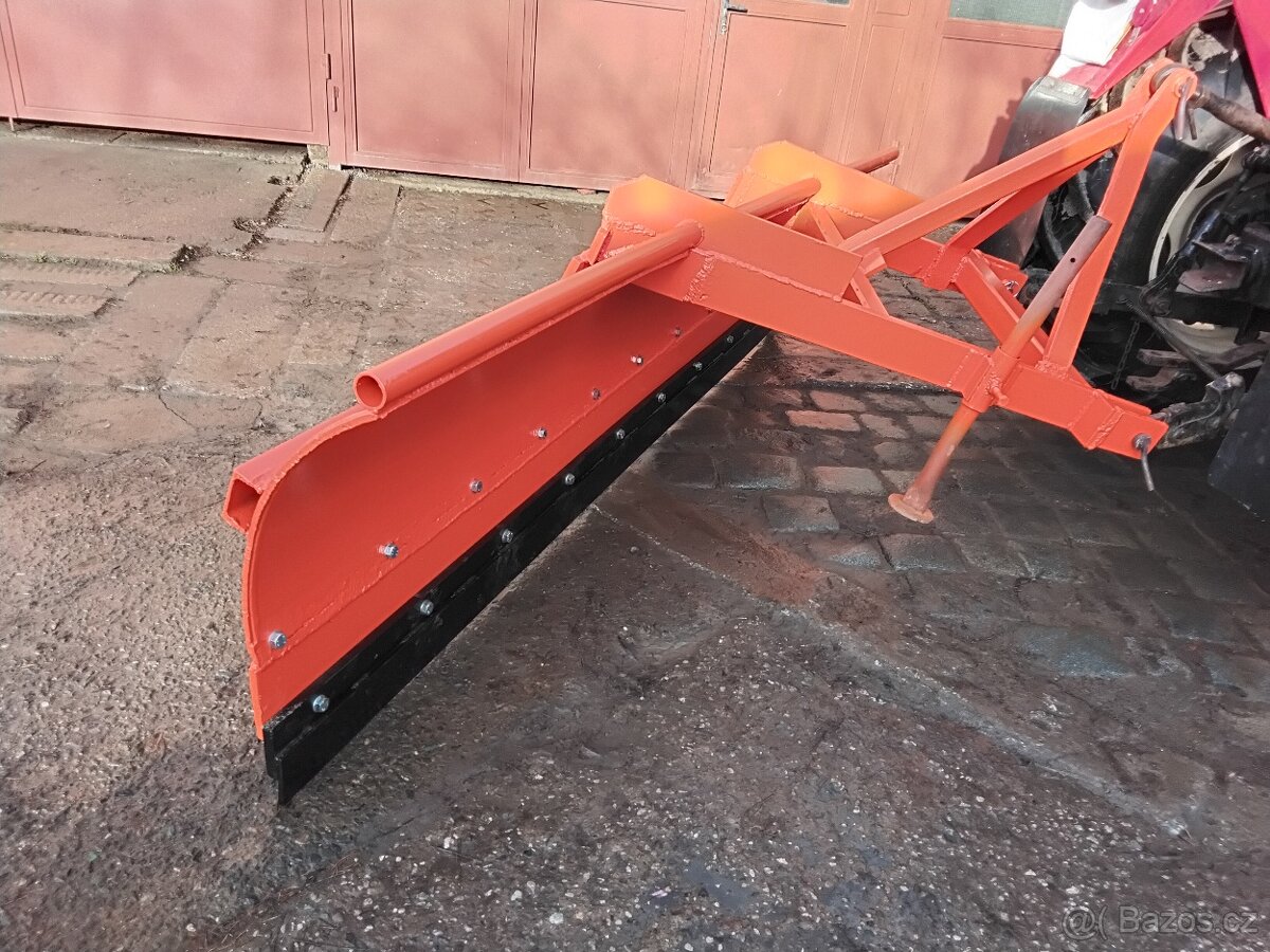 Traktorová radlice na sníh se železným břitem - 4