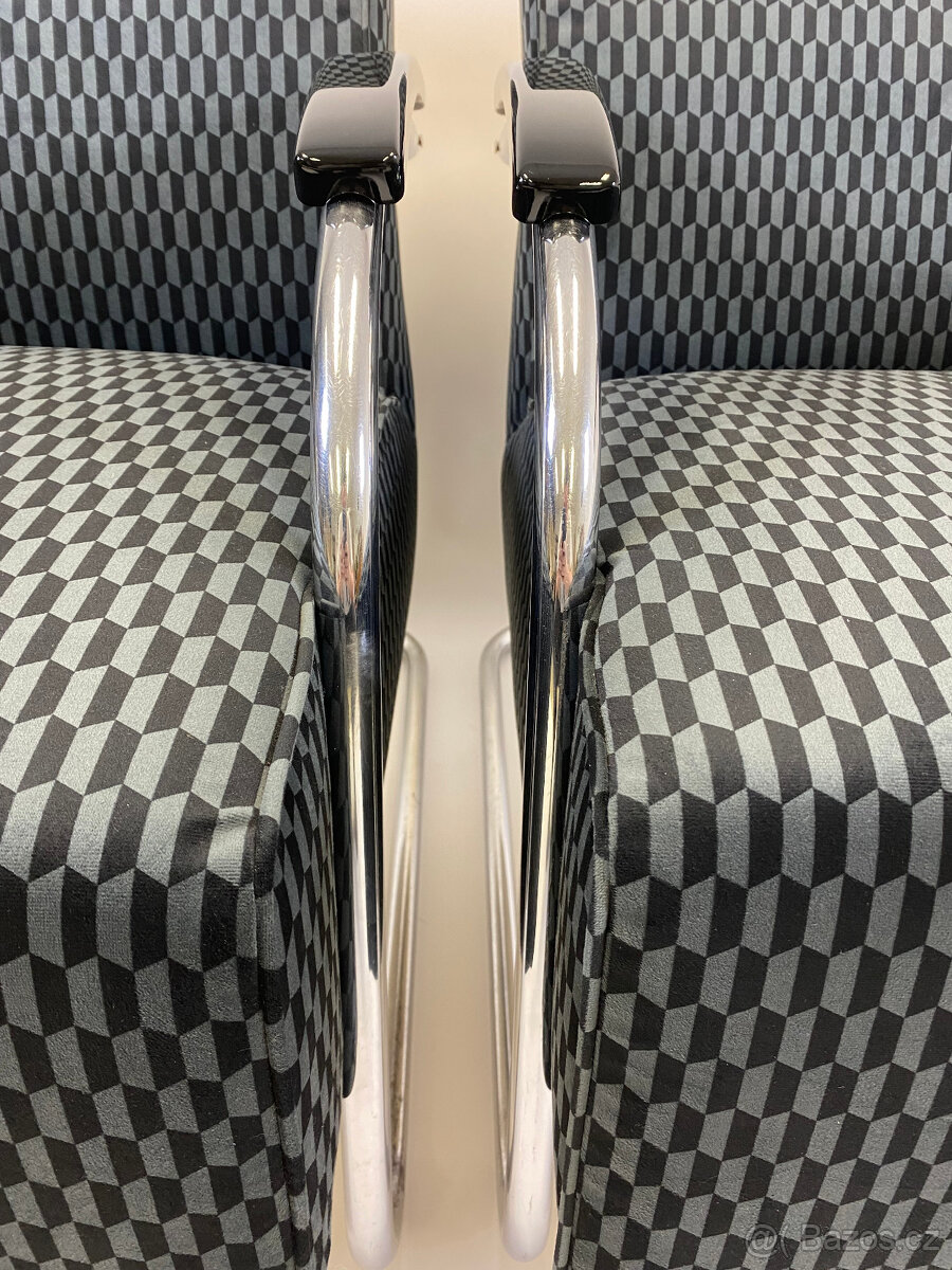 2x Úžasná křesla Mucke-Melder KOMPLETNÍ RENOVACE - 4